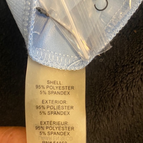 Calvin Klein Light Blue Pleated Blouse - Picture 6 of 6